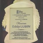 Eddy LUBIN, Archéologue et Ministre de la Culture de 2007 à 2008, honoré par l'AGP
